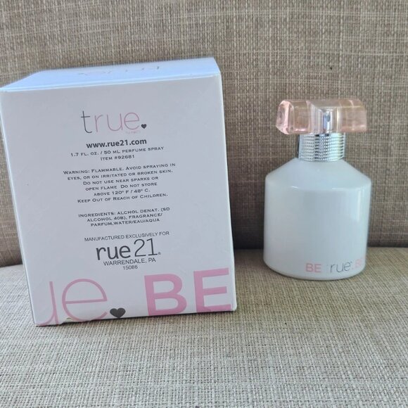 True by Rue 21 Women Perfume EAU DE PARFUM BE TRUE Spray Size 50ml 1.7 oz - Picture 2 of 10